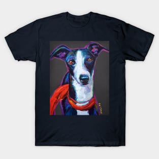 Greyhound with Scarf T-Shirt